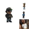 Rapper Hip Hop Bro Shakur Snoop Dogg Action Figure Per Fan di Musica Statua Scolpita e Colorata a Mano