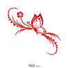 Fashion Butterfly Flowers Car Stickers Decoration Floral Art Reflective Vinyl Decals Car Motorcycle Decoration Accessories