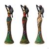 African Figurine Handmade Modern Statues and Sculptures Unique Women Statue for Office Shelf