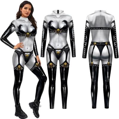 Evil Ernie Lady Death Hope Silm Jumpsuit Catsuit Sexy Frauen Cosplay Kostüme Halloween Bodysuit