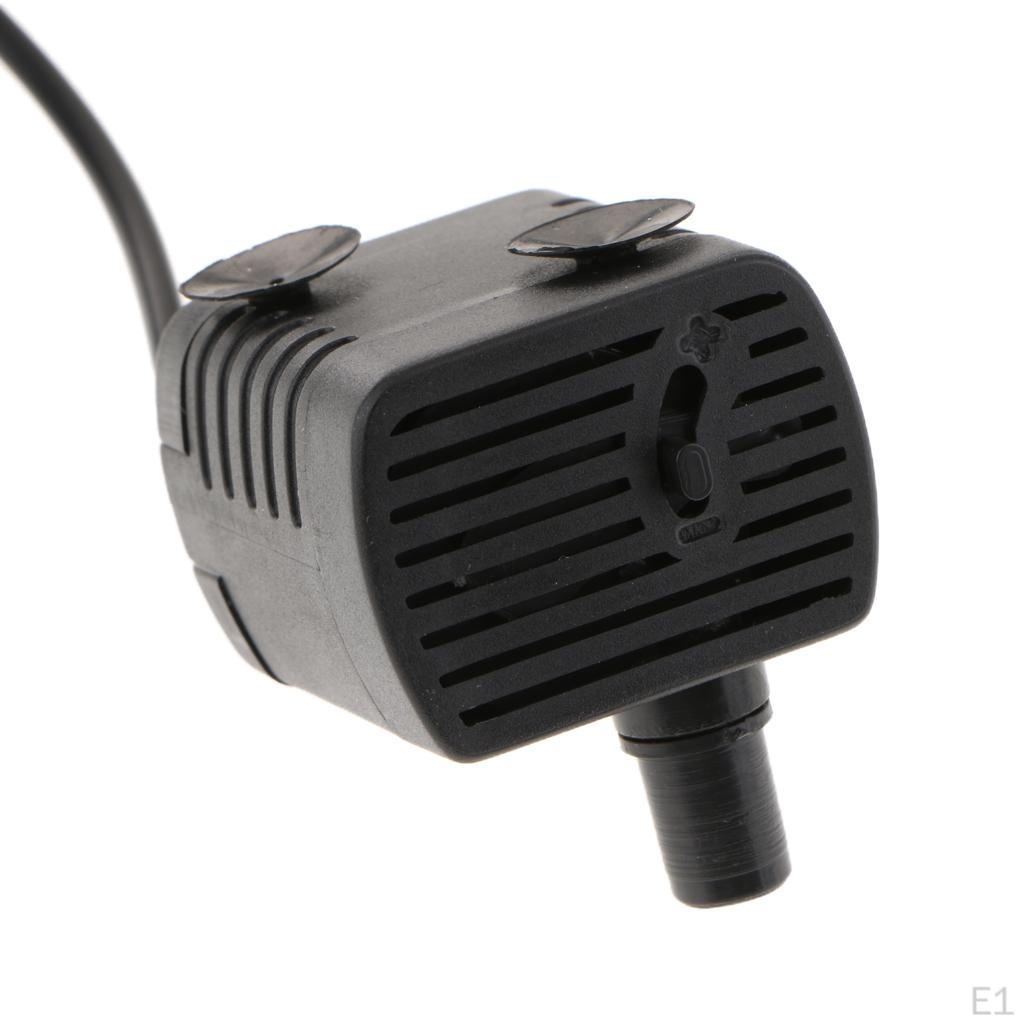 USB zástrčka 80-200 l/h Nastavitelné bezkomutátorové fontánové čerpadlo 5V