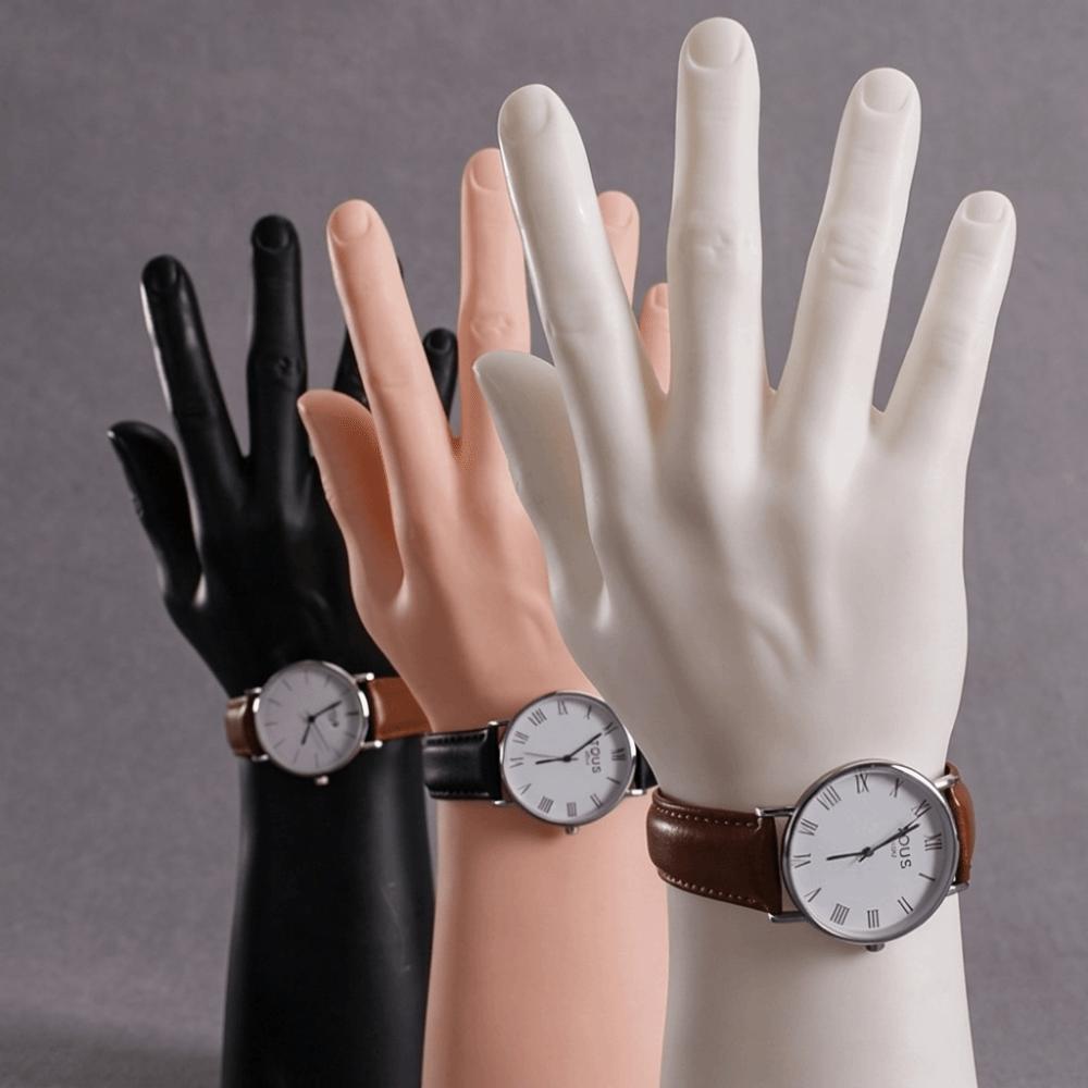 Stehende Schaufensterpuppenhand Realistische Ring-Display-Requisite Hand-Display-Ständer Schaufensterdekoration