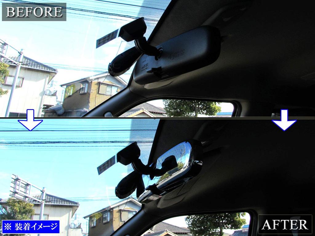 BRIGHTZ Chrom Rückspiegelabdeckung für Toyota Hiace Van 200 [ROOM-MIR-003] (27210)