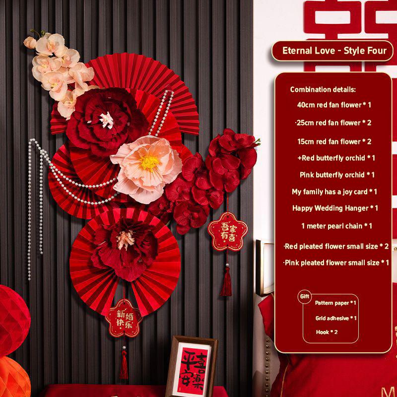 1 Set Chinese New Year Decorations 2026 Chinese Wedding Ornament Lunar New Year Wall Accessories Year Of The Horse 2026 Decor