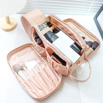 Makeup Bag Cosmetic Practical Lightweight Sturdy with Handle Toiletry Travel for