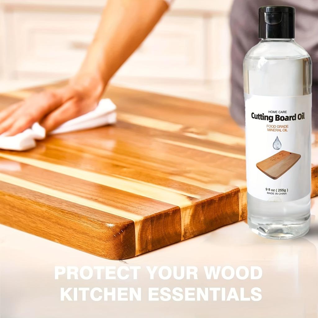 Food Grade Mineral Oil for Cutting Boards-Natural Wood Conditioner & Protectant Bamboo Wooden Furniture Tableware Cutting Boards