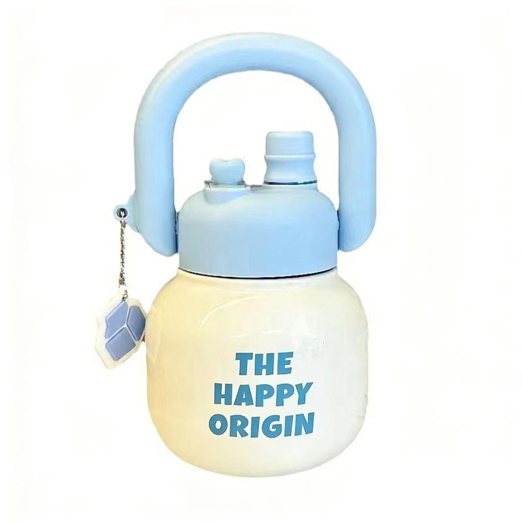 Water Bottle 20oz Insulated Water Bottles with Straw for School Sports Travel Coffee Mug Stainless Steel Cup Suitable for Hot and Cold