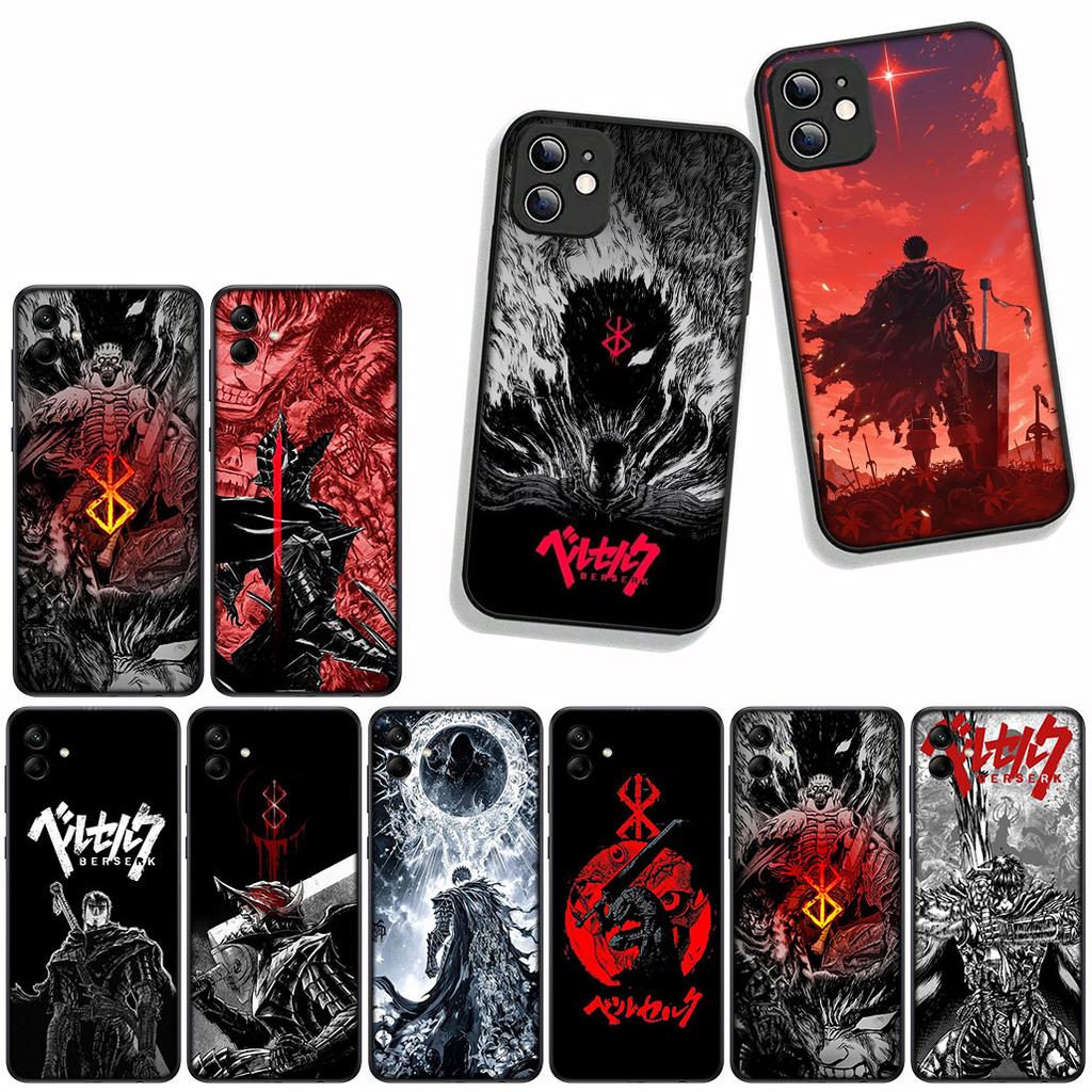Für Samsung Galaxy A55 A54 A25 A36 A17 A26 A35 A33 A34 A14 A37 S8 S9 S20 S21 FE S10 Plus Handyhülle Berserk Wallpaper Guts