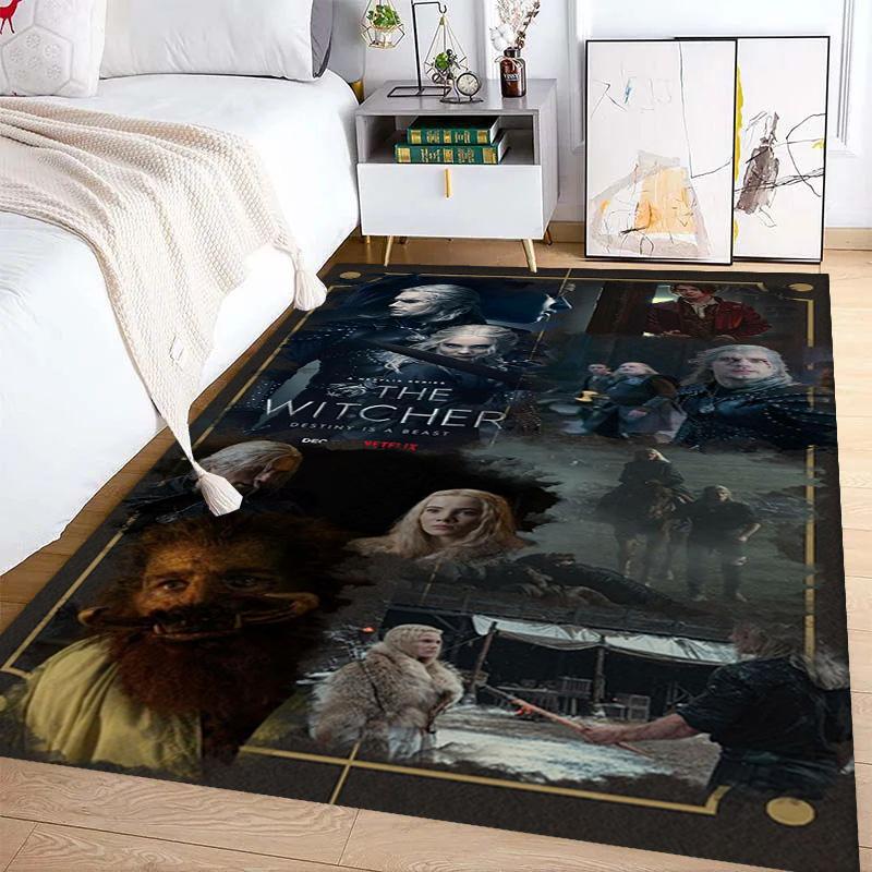 The Witcher's Fury carpet Living room and bedroom mats printing Dormitory decoration Room Fashion