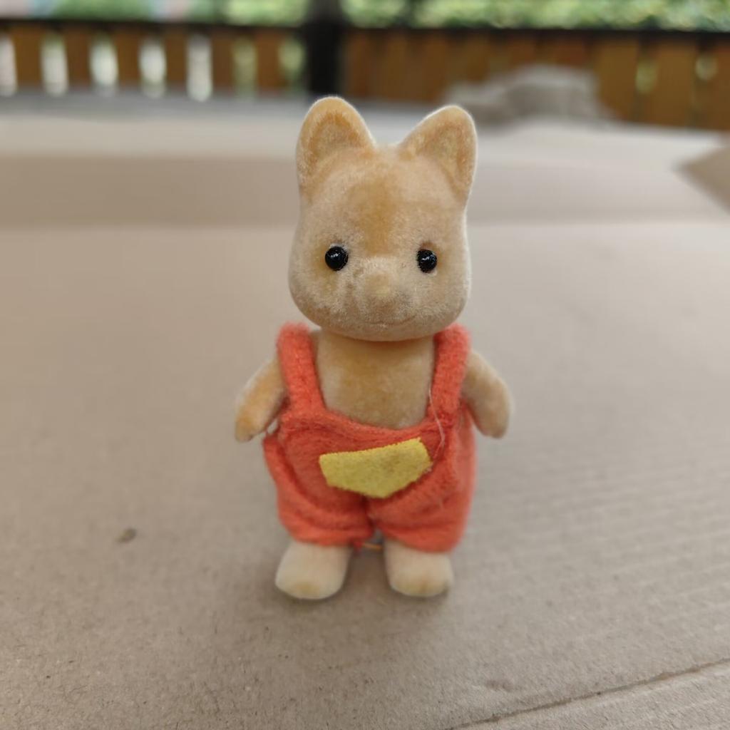 Non-Toxic 1Pcs Forest Animal Family 1:12 Dollhouse Furniture Mini Rabbit Bear Dog Cat Pets Dolls Figure Toy Dolls Kids Gifts