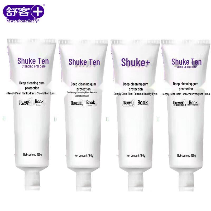 Shuke Deep Clean Gum Protection Whitening Toothpaste 4-Pack