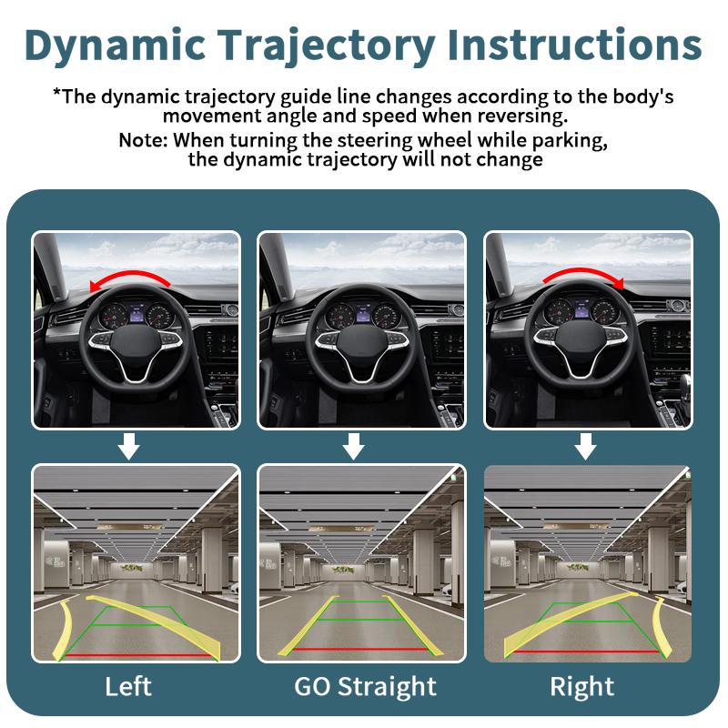 AHD Dynamic Trajectory Night Vision Car Rear view Reverse Camera For Chevrolet Cruze/Captiva/Aveo/Captiva/Epica/Lova