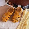 Soft Leather Edition~ Retro Trend Versatile Outer Wear 2025 Summer New Fashion Versatile Casual Roman Boken Sandals