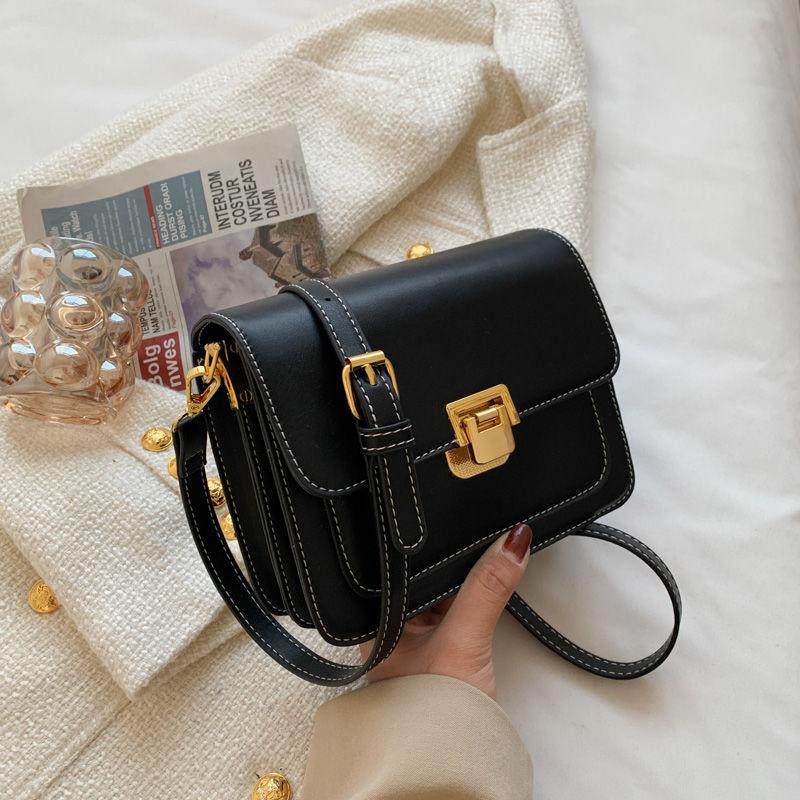 French niche bag women's 2025 new trendy high-end women's messenger bag fashion small square bag versatile shoulder bag
