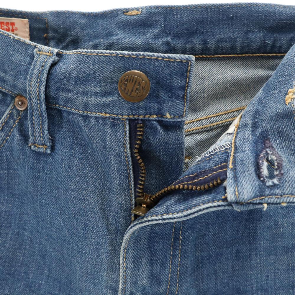 Canton 70. léta vintage Rovné džínové kalhoty 76 X-WEST Džíny Pánské Použité