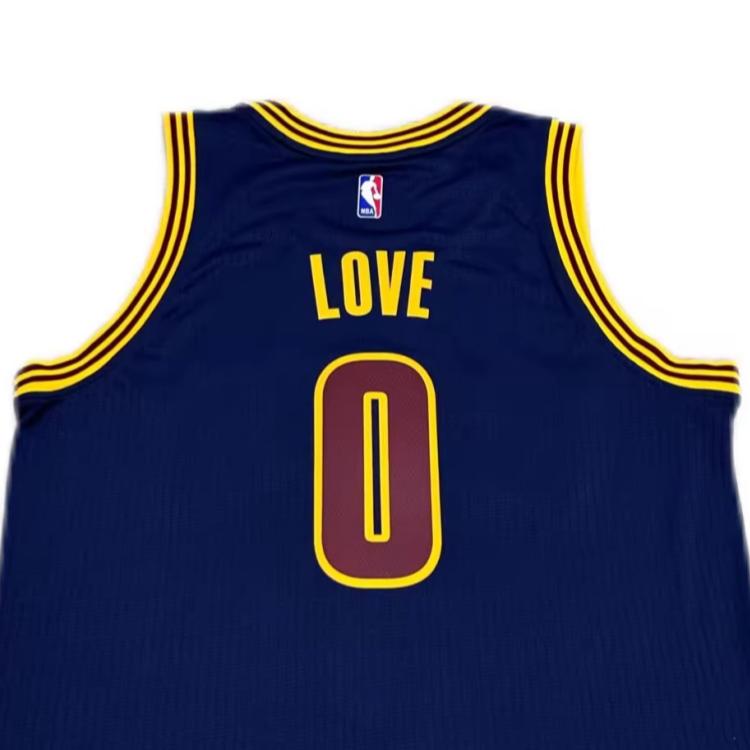 Adidas X NBA Cavaliers Swingman Fan Edition Kevin Love 0 Round Neck Fashion Soft Sleeveless Basketball Jersey Unisex Jersey 7470A-3CW-K92630