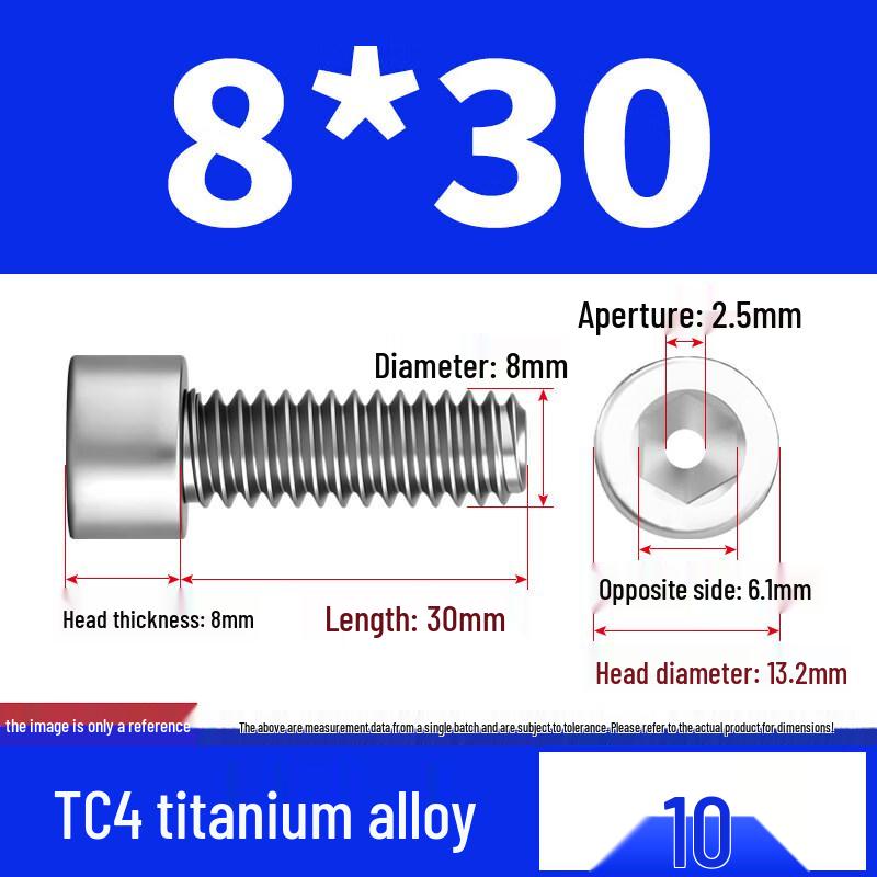 

Rongyu M8x30 Hollow Hex Socket Cap Head Vacuum Screw