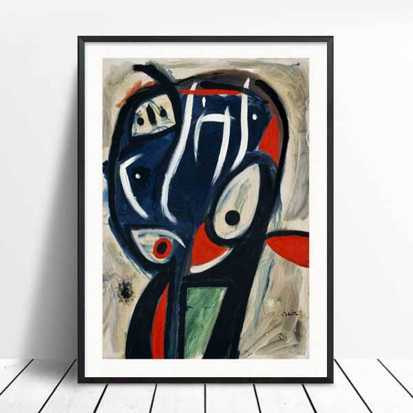 Graffitiaffisch Abstrakt dukmålning Modern hemväggdekoration bild ramlösa konsttryck på väggen utan ram