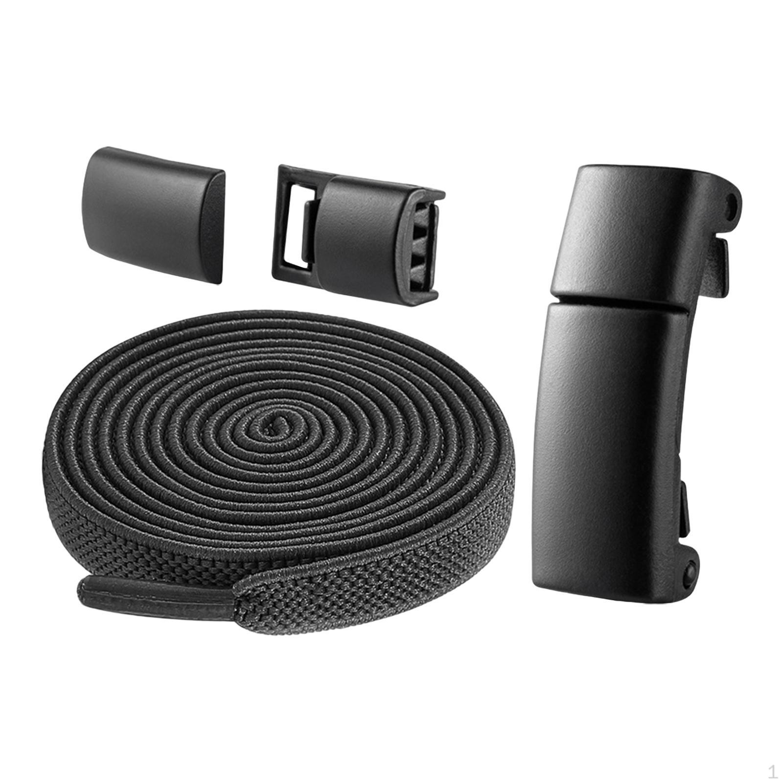 

Эластичные шнурки без завязок, аксессуары, шнурки для обуви, для кроссовок чёрный