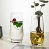 550ML Transparenter Glas-Trinkbecher