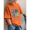 Kids T-Shirt Printed Kids T-Shirt Gift Pure Boys Short Sleeve T-Shirts