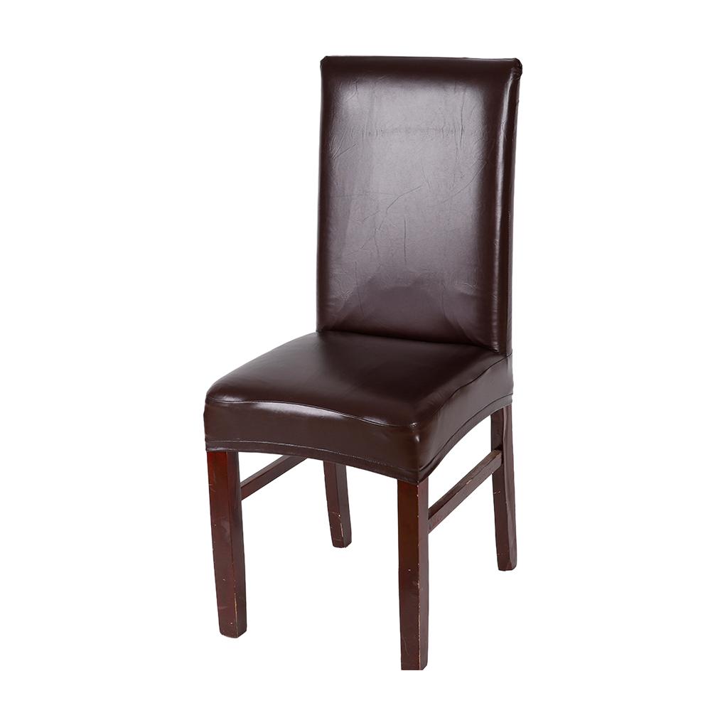 PU Stylish And Practical Chair Covers For All Occasions PU Dining Chair Cover Chair Protector