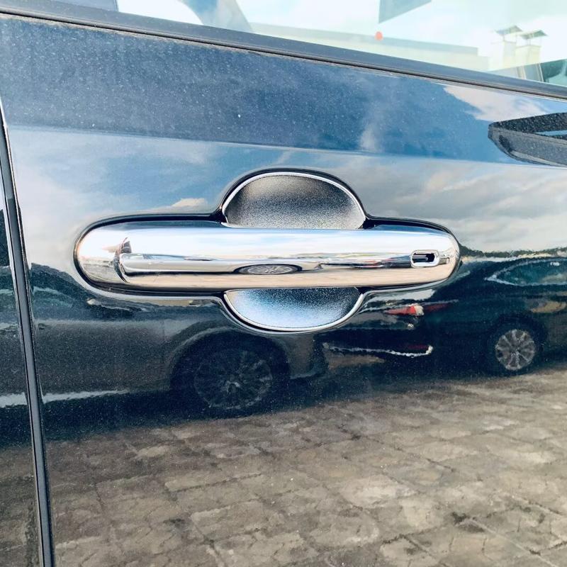 For Lexus GX550 GX 550 2024 2025 Car Chrome Exterior Door Handle Trim Decal Styling Accessories ABS Carbon 4pcs