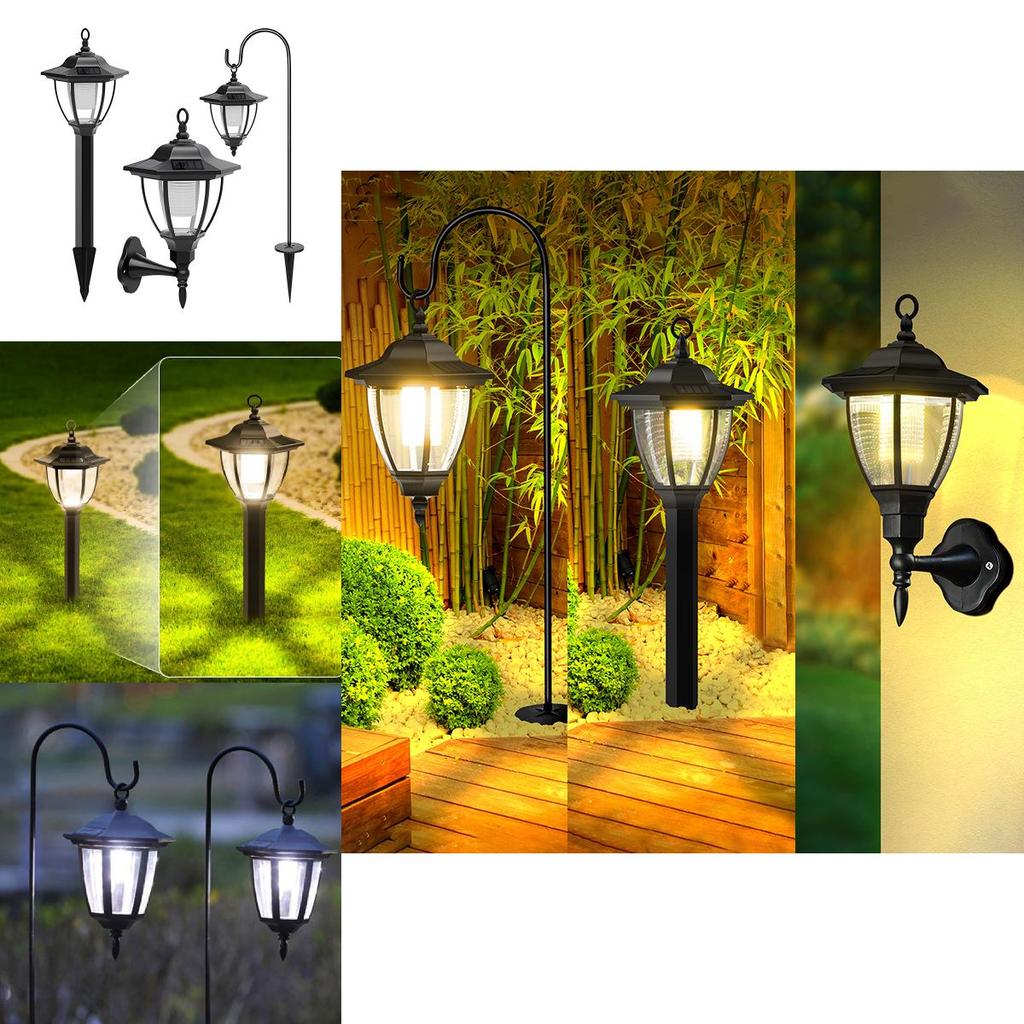 Elegant Solar Garden Lights Outdoor Landscape Vintage Led Yard Decor Ip65 Waterproof