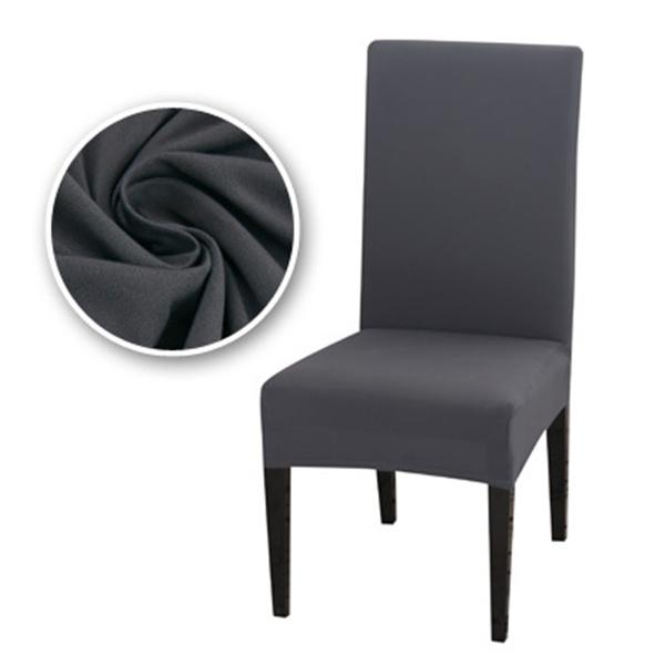Slipcover Removable Anti-dirty Seat Chair Cover Spandex Kitchen Cover for Banquet Wedding Dinner Restaurant