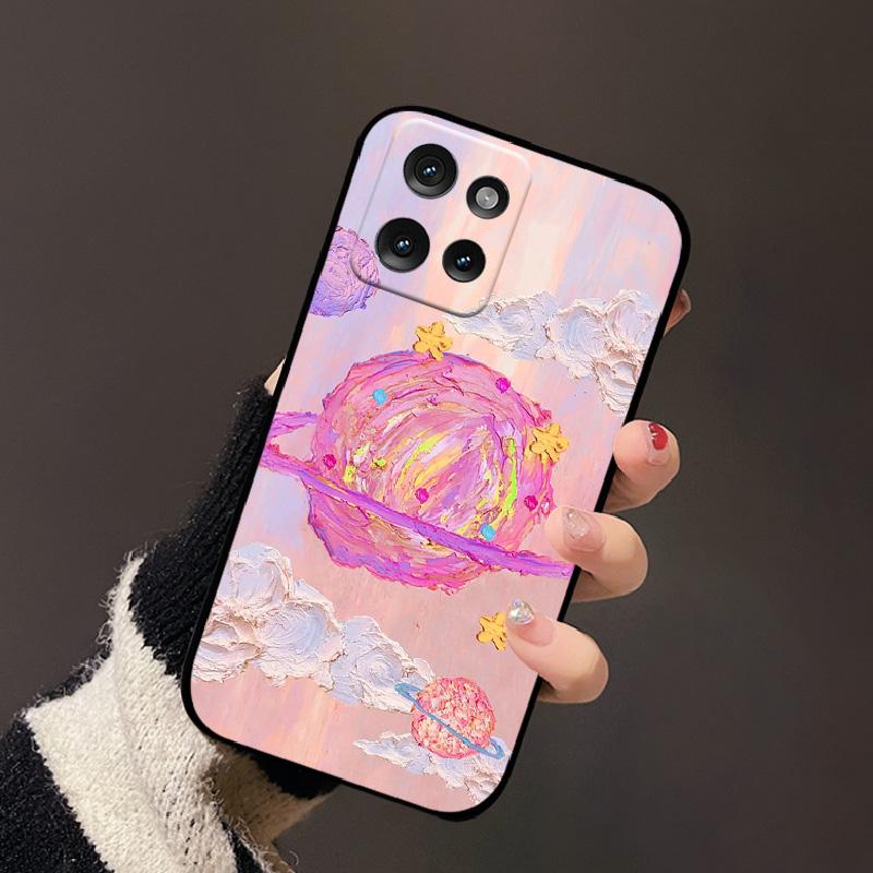 Für Motorola Edge 50 Neo Hülle Edge 50 Farbe Bemaltes TPU Silikon Weiche Handy-Rückabdeckung Für Moto S50 5G Schutz Stoßfänger Fundas