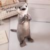 Animals To Thank For Blessing Plush Toys Red Panda Otter Short-Tailed Kangaroo Sea Otter Plush Animals Lifelike Bless Luck Gifts