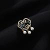 Safe Lock Chest Pin, Ancient Style Cheongsam Collar Pressing Button, Exquisite Anti-Glare Button, Chest Flower Pin