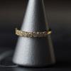 Handgefertigter Schmuck Quelle Kupferplattierter 14K Goldring Exquisiter Retro Vielseitiger und Zarter Ring
