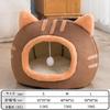 Animonary Cat Bed Dome Cat House Pet Sleeping Bag Cat House Warm Fluffy Cold Protection Rest Area Winter Use Sleeps Soundly Washable Small Dog Cat Pet