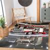 Peterbilt Heavy Trucks Customizable Name Area Rug Perfect for Game Room Living Rooms Foyer Balcony Anti-slip Rug Office home decor