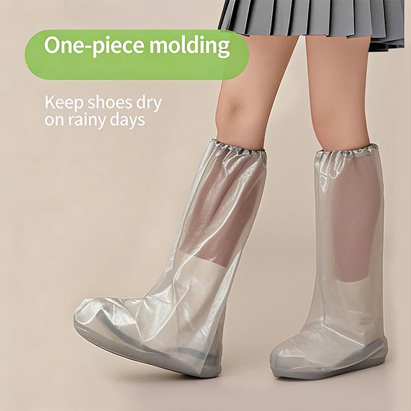 Latex Waterproof Shoe Covers Unisex Shoes Protectors Reusable Non-Slip Rain Boot Overshoes Walking Shoes Accessories