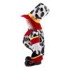 Ceramic Clown Figurine Doll Circus Entertainer Sculpture Statue With Colorful Costume For Home Office Shelf Displaying