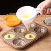 Adjustable Handheld Batter Dispenser for Baking - PP Plastic Pancake & Cupcake Pourer, Multifunctional Chocolate Dispenser with Stand