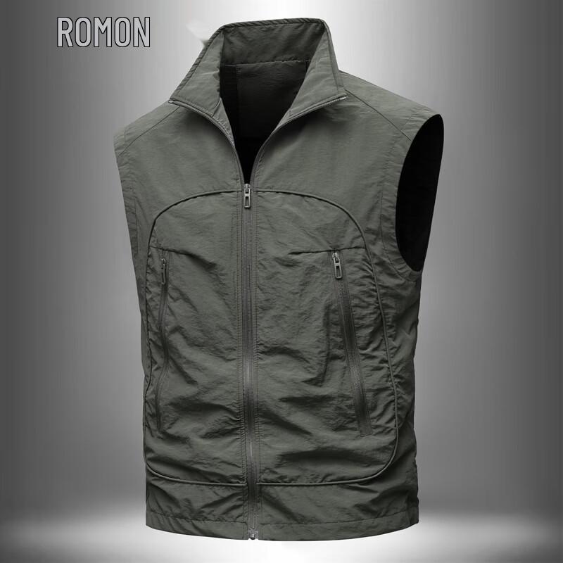 ROMON Men s Casual Fishing & Work Vest 2XL