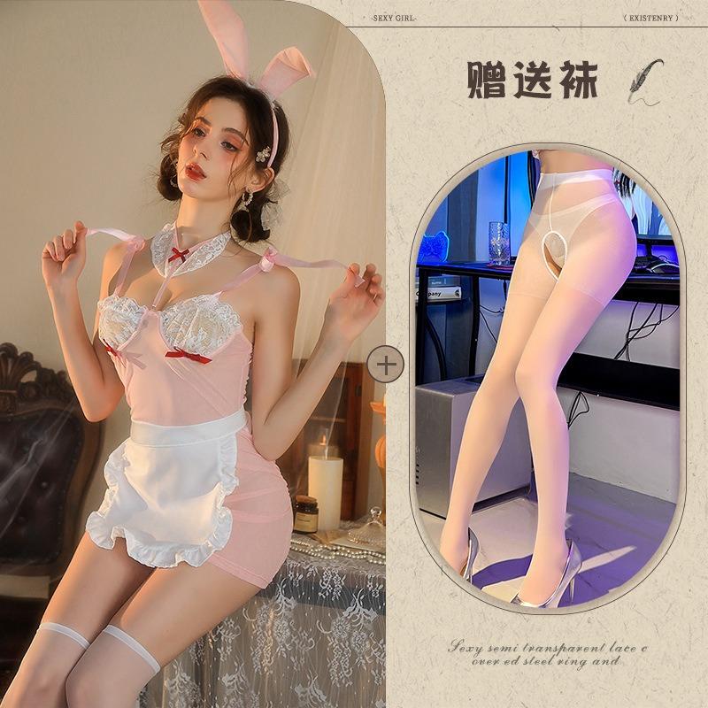 Sexy lingerie new sexy bunny girl pure desire maid cosplay sexual suggestion free uniform passion suit
