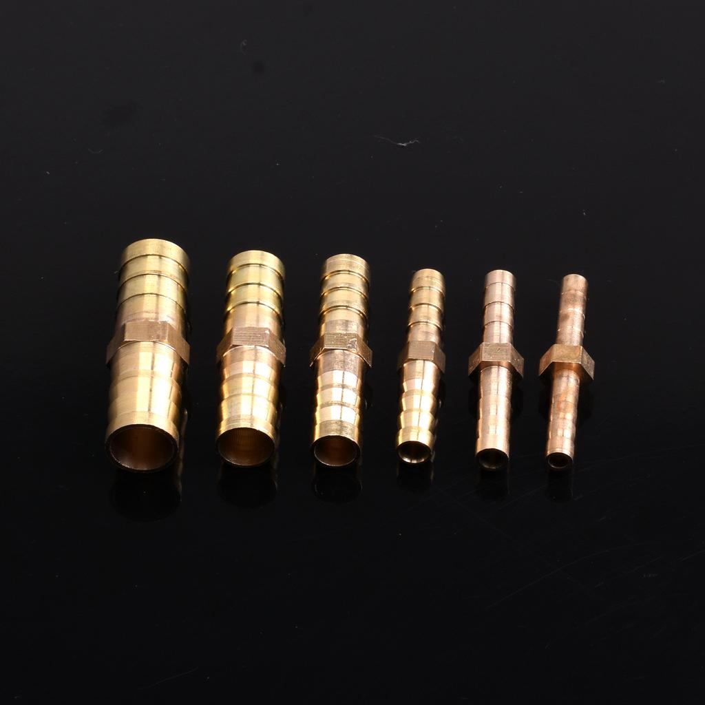 Mosaz rovná hadicová armatura Rovný ozub 4 mm 5 mm 6 mm 8 mm 10 mm 12 mm 16 mm 19 mm 25 mm Plynová měď Ostnatá spojka Adaptér konektoru