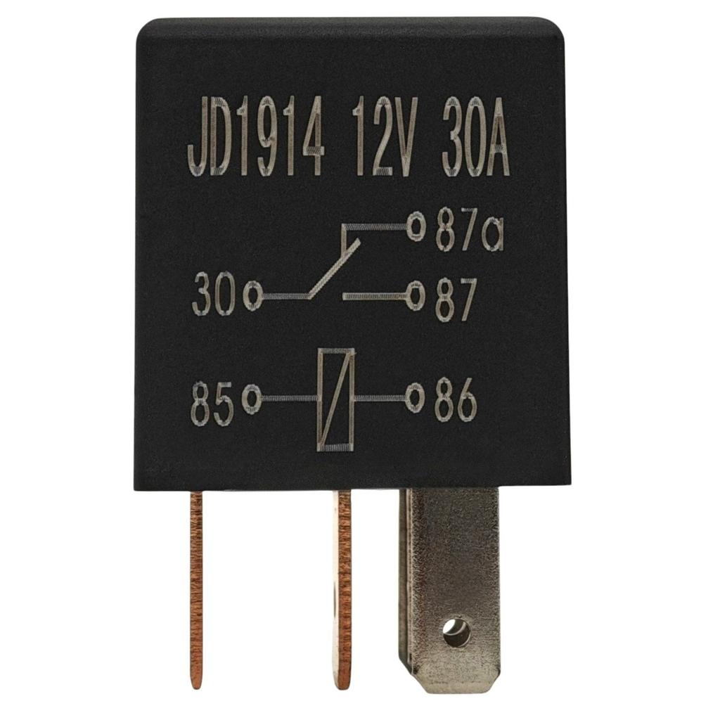 2 Pcs Universal Relay 12V, 30A, 5 Pin Off-Road