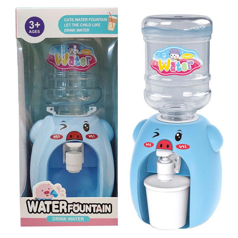 Yellow Duck Children's Mini Water Dispenser Toy - Educational Kitchen Playhouse Drink Machine