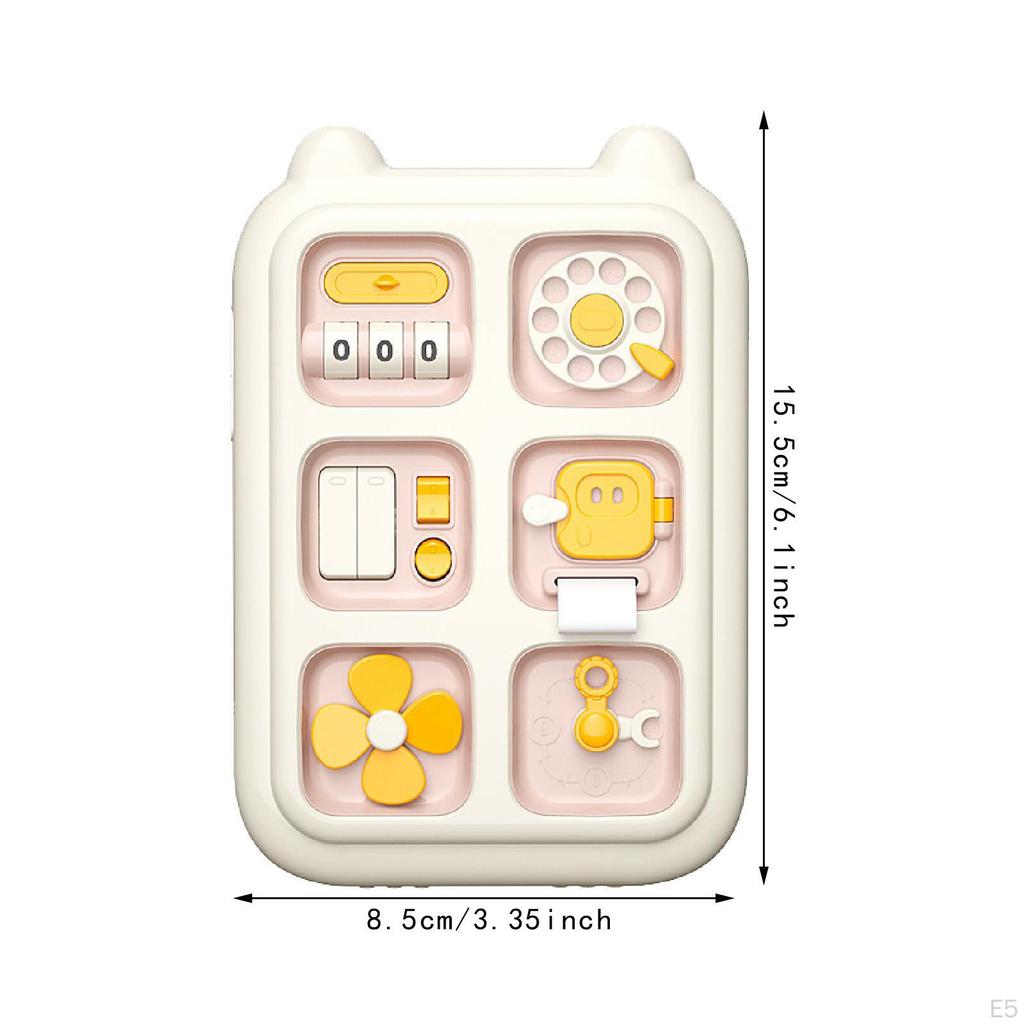 Activity Board for Toddlers, Sensory Learning Tool Ages 2 To 5