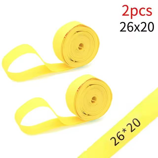 1 Paar 2 Stück Fahrradschlauch Premium PVC Felgenbänder Streifen MTB Mountainbike Rennrad Faltreifen Einlage Abdeckung 26 27.5 29 700c Zoll