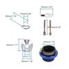 Universal Atvs Quad Accessories 44Mm For Motorcycle Air Filter Cleaner Kit For ATV Off-Road Vehicles Enduro