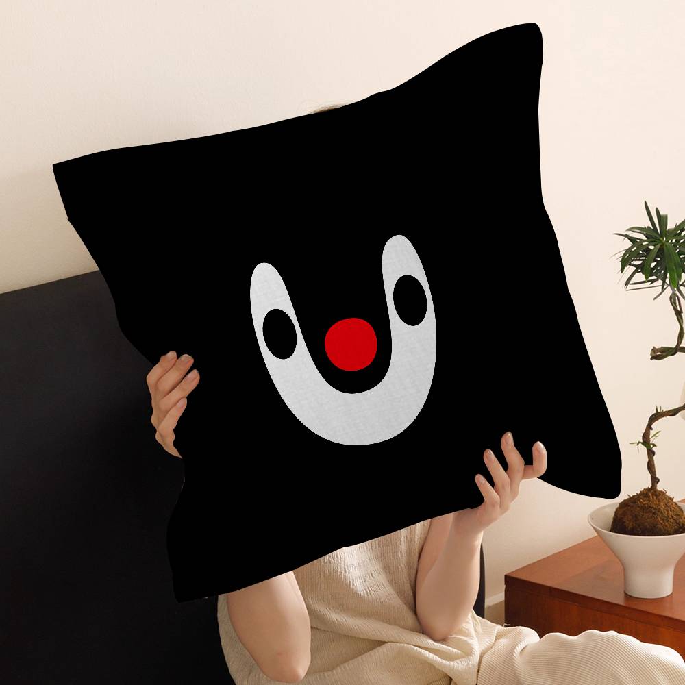 Cartoon Pingu Penguin Lucky Dragon Pillow Cover Sofa Cushion Cover Home Room Decoration Children Gift