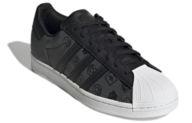 Adidas Superstar 'Monogram Logo - Black' GX8412