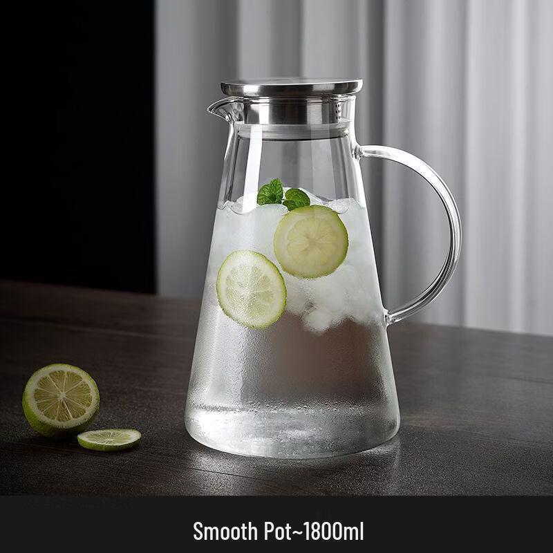 OLOEY Glass Cold Water Pitcher