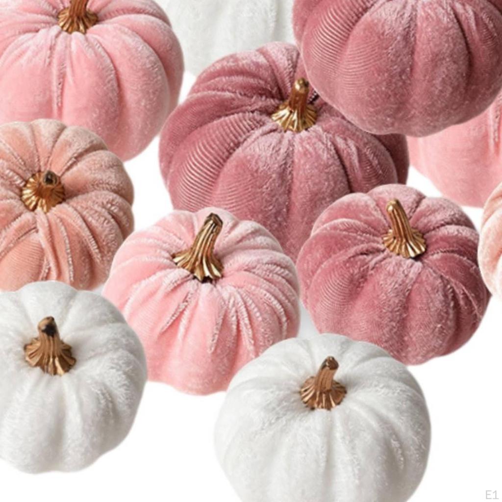 12 Stück Schaumstoffkürbisse Künstlich Vielseitig Herbsternte Dekoration DIY Bastelartikel für Halloween